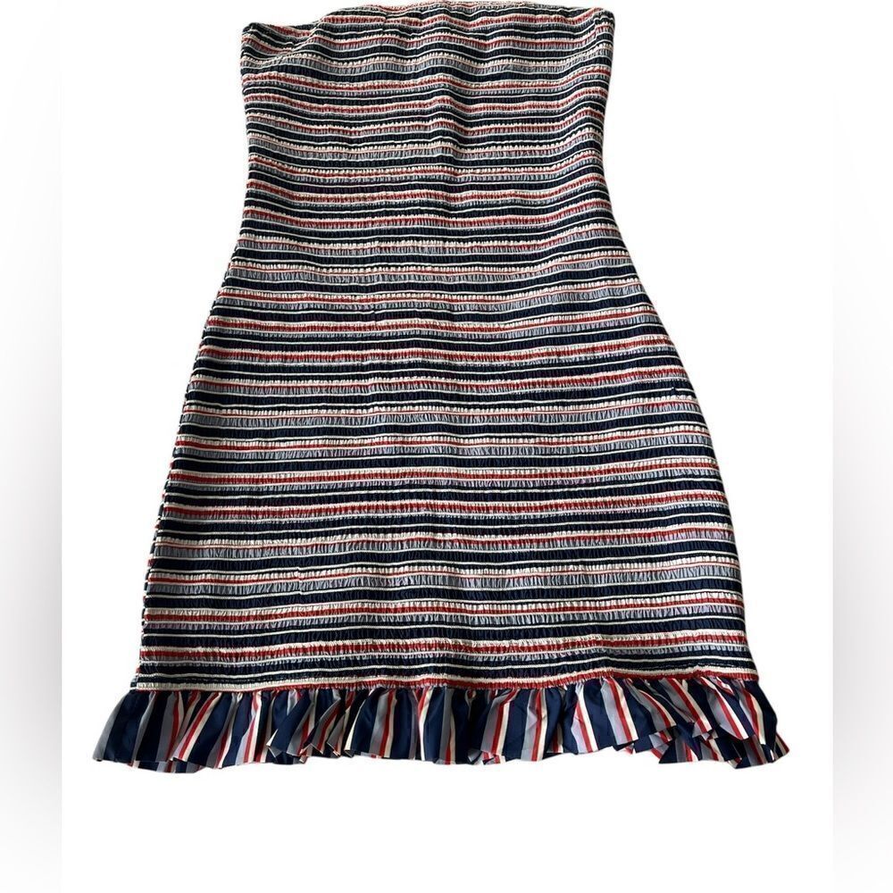 Storia Red White Blue Stretch Dress size L